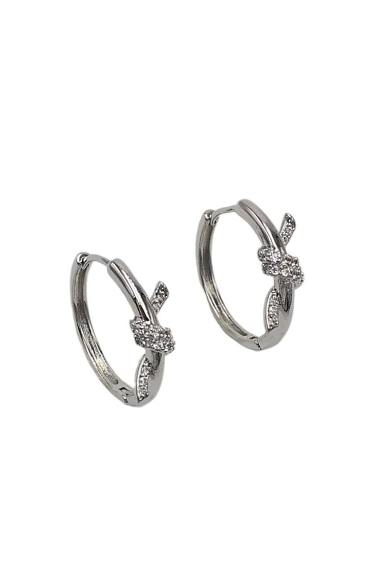 Tiff Co Silver Düğüm Küpe