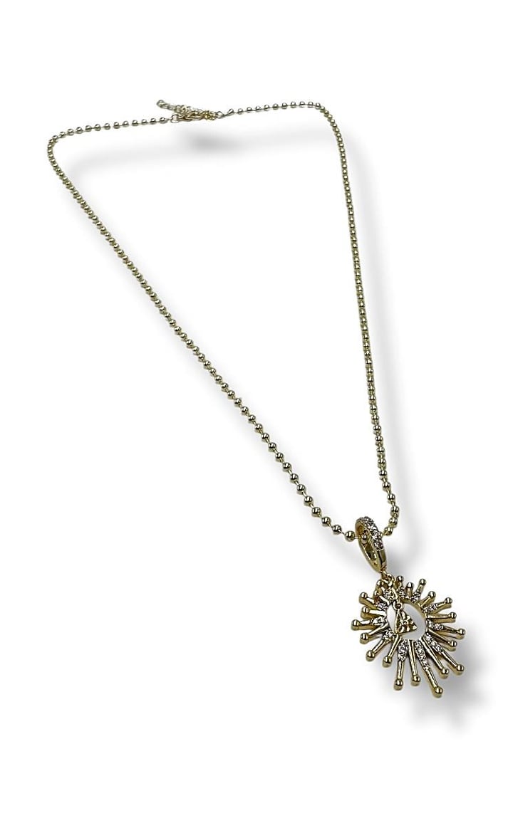 Top Zincirli Shine Kolye