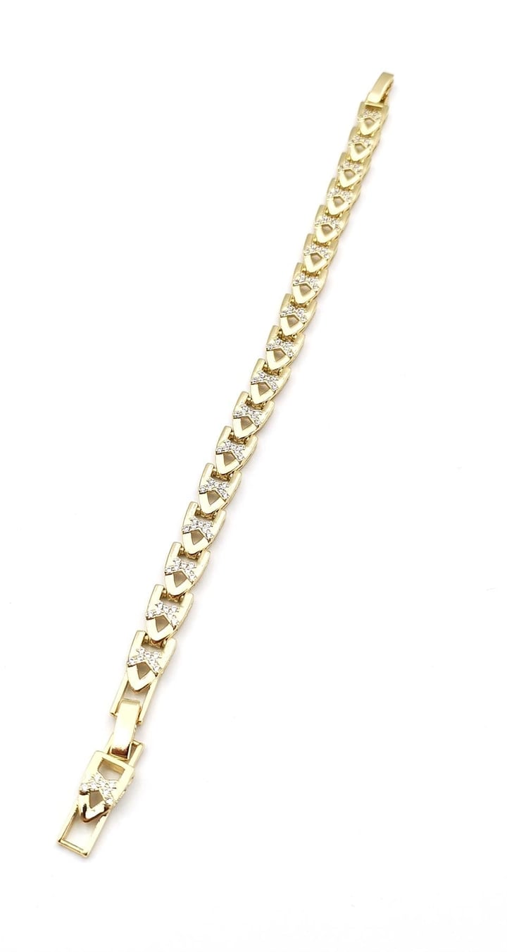 Vip Seri Gold Zirkon Bileklik