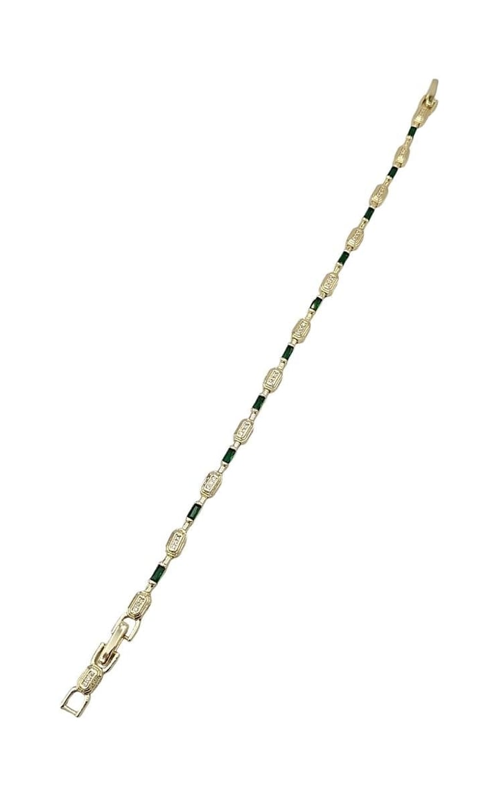 Yeşil Baget Taşlı Bague Bileklik