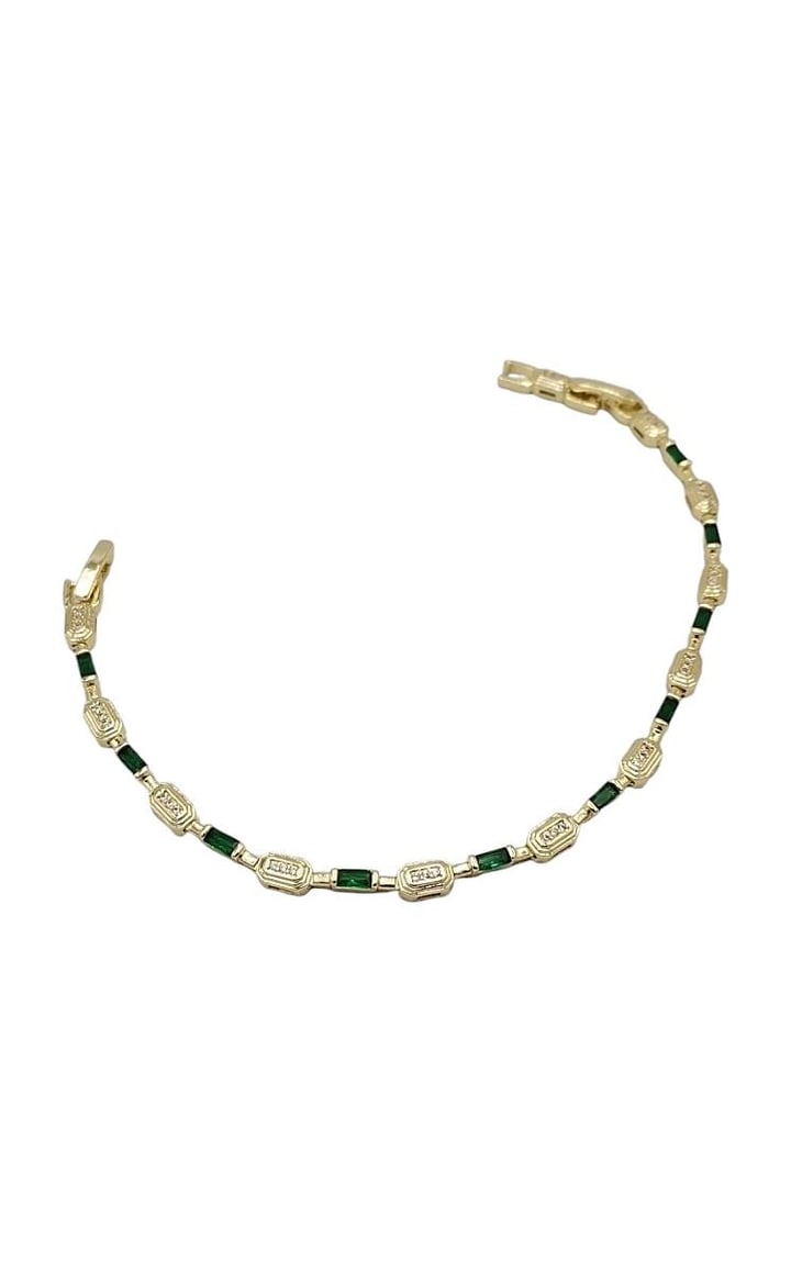 Yeşil Baget Taşlı Bague Bileklik