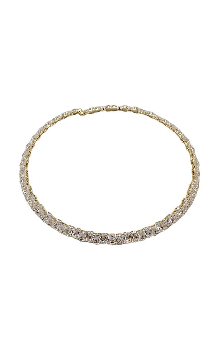 Zirkon Taşlı Choker Kolye