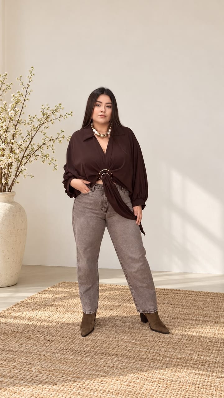 4145- Kar Yıkamalı Mom Jean