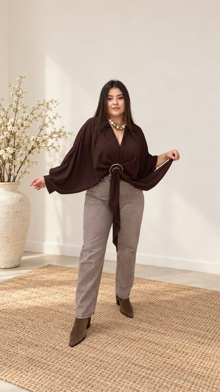 4145- Kar Yıkamalı Mom Jean
