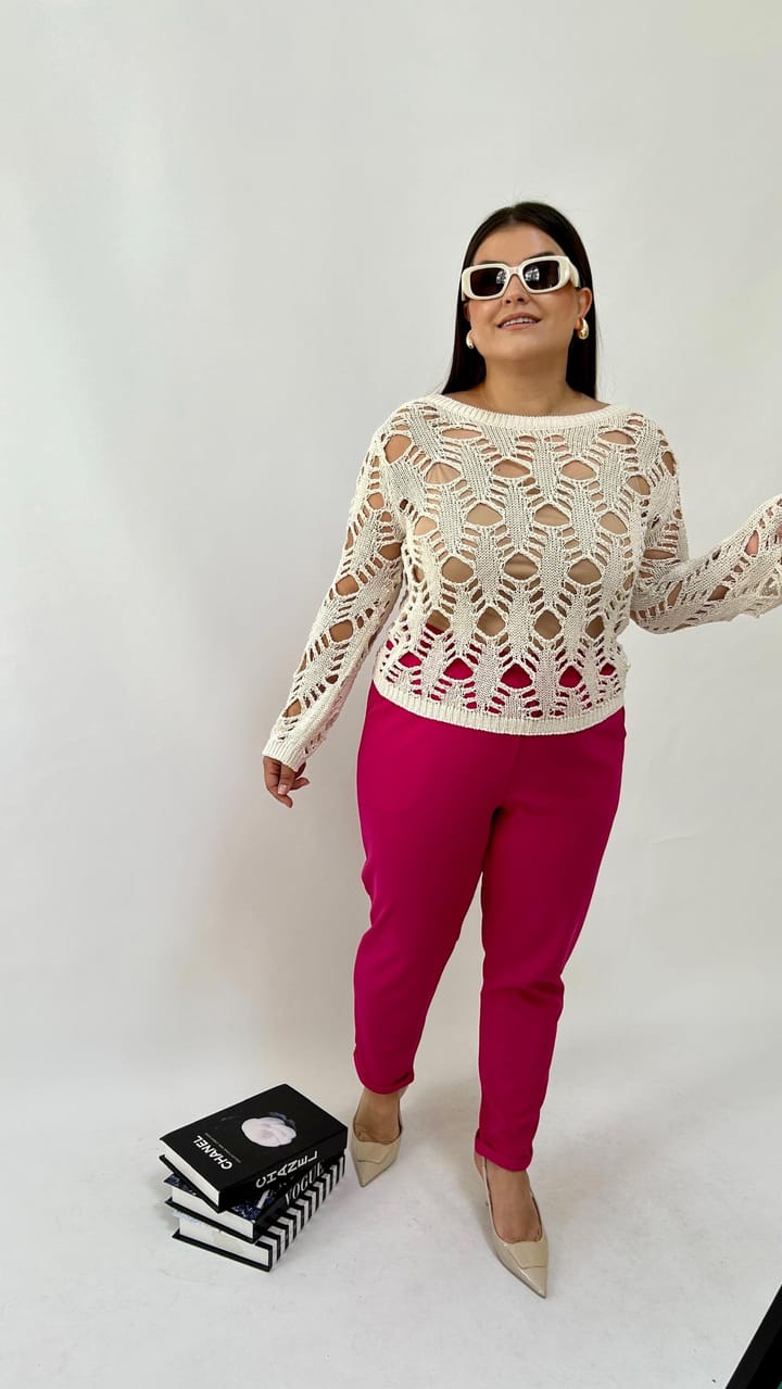 Fuşya Jogger Pantolon
