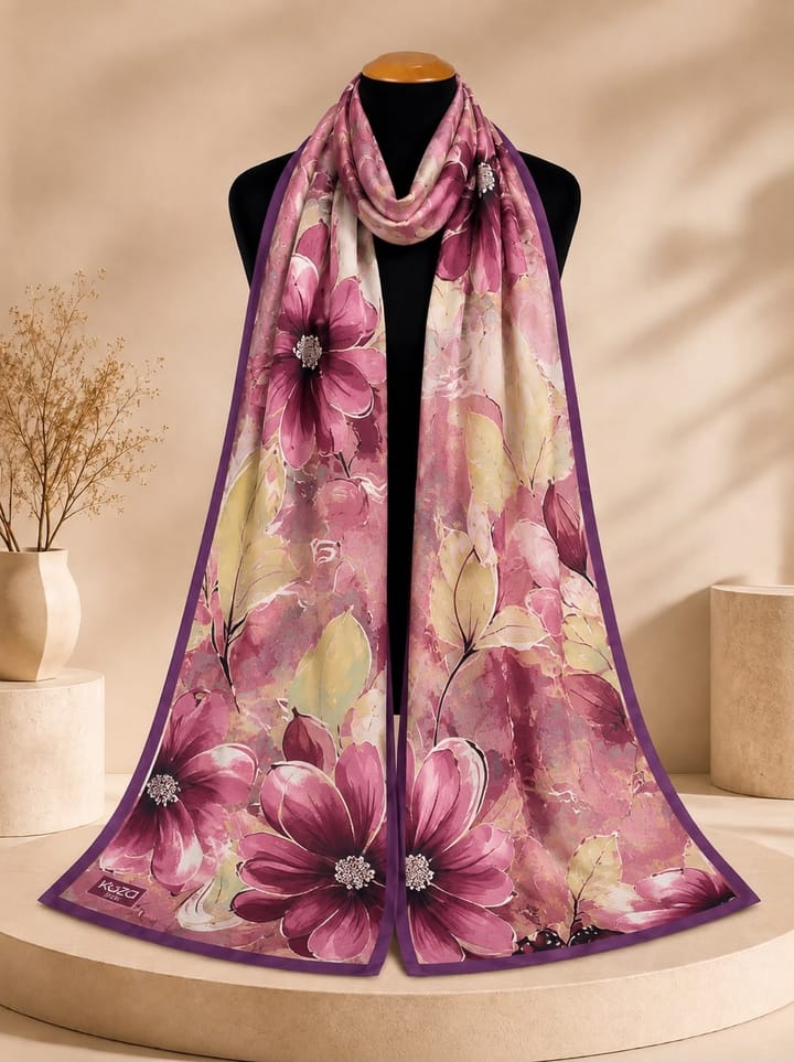 RİVA PAMUK ŞAL FLOWER 01