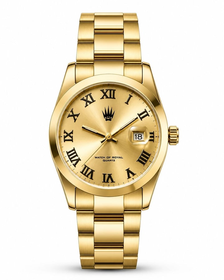Aqualis Gold Yellow çelik kol saati