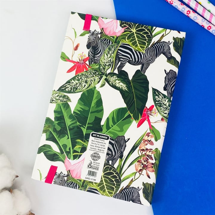 Be Positive Tasarımlı Lastikli Defter