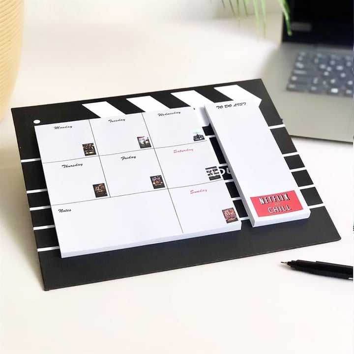 Klaket Tasarımlı Haftalık Planner Toptan