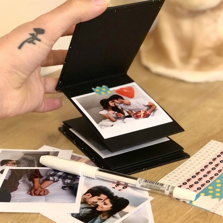 Work Hard Dream Mini Photo Album w/Stickers