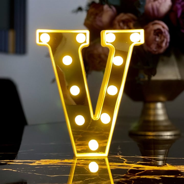 3D Led Letters V