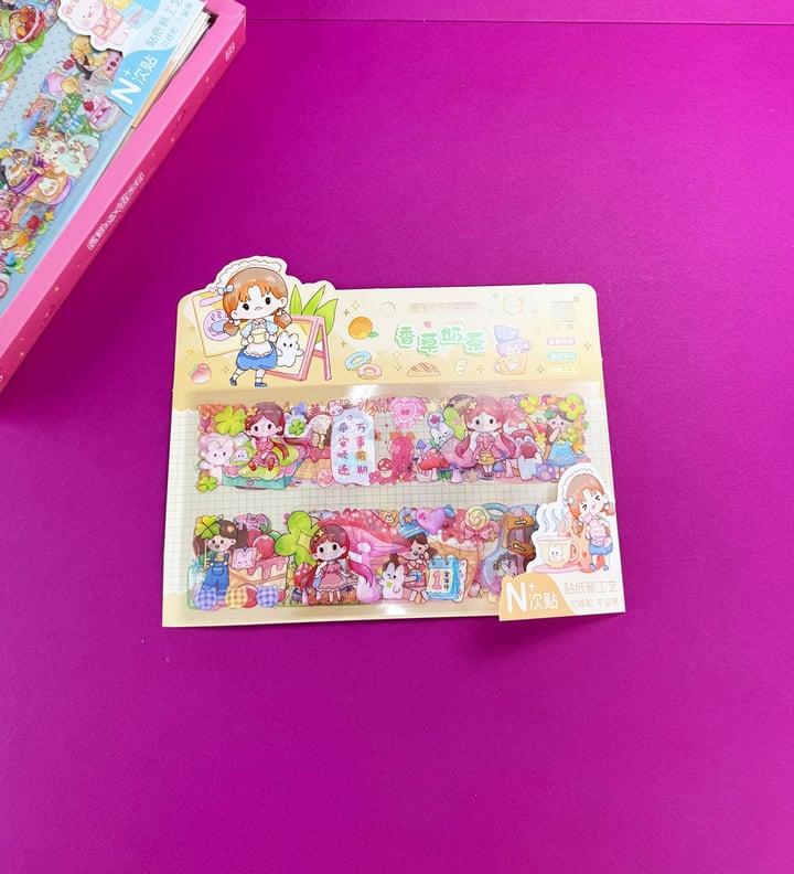 4 Adet 19x10 Cm Plastik Sticker x30