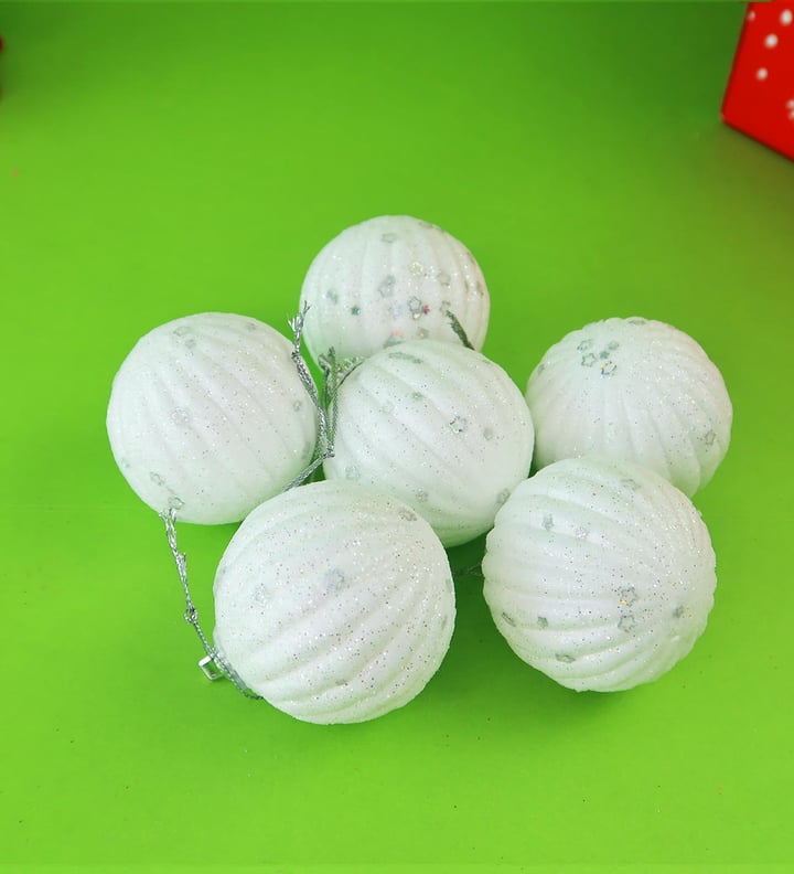 6'lı Yılbaşı Ağacı Süsü 5 Cm x12