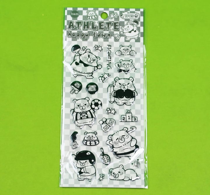 Bam 2111 Şeffaf Sticker x12