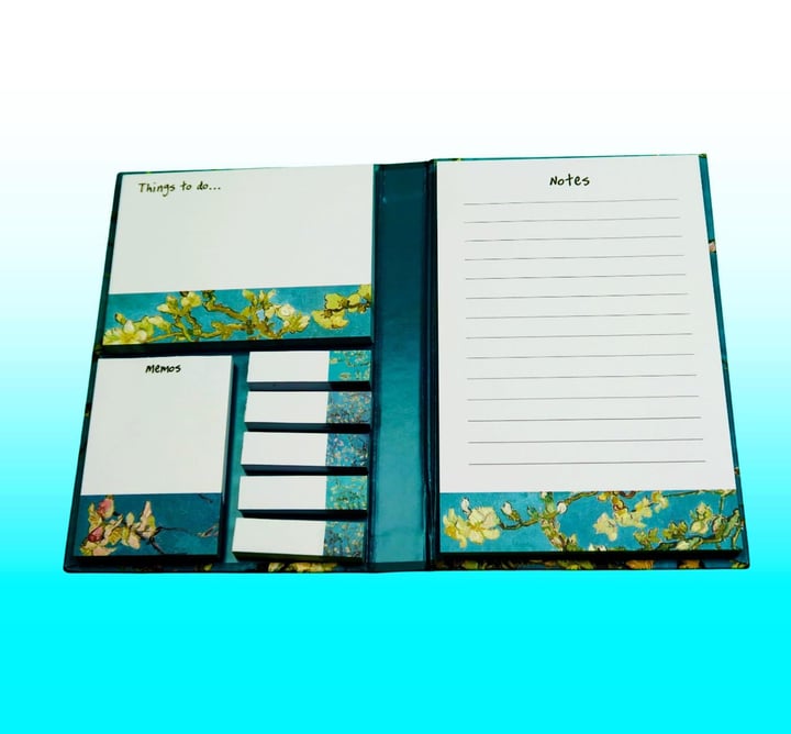 Bam 2115 Van Gogh Tasarımlı Post-it Not Defteri x10