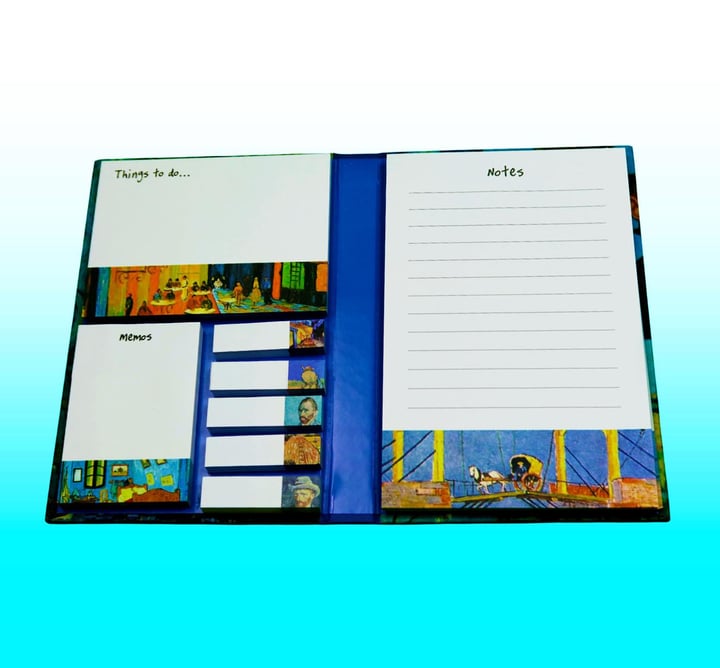 Bam 2115 Van Gogh Tasarımlı Post-it Not Defteri x10