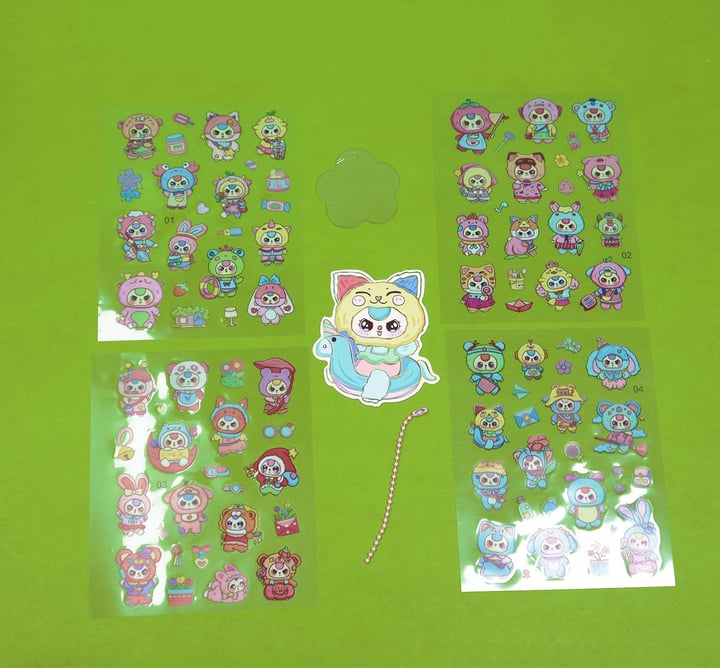 Bam 2121 4 Sayfa Sticker Anahtarlık 