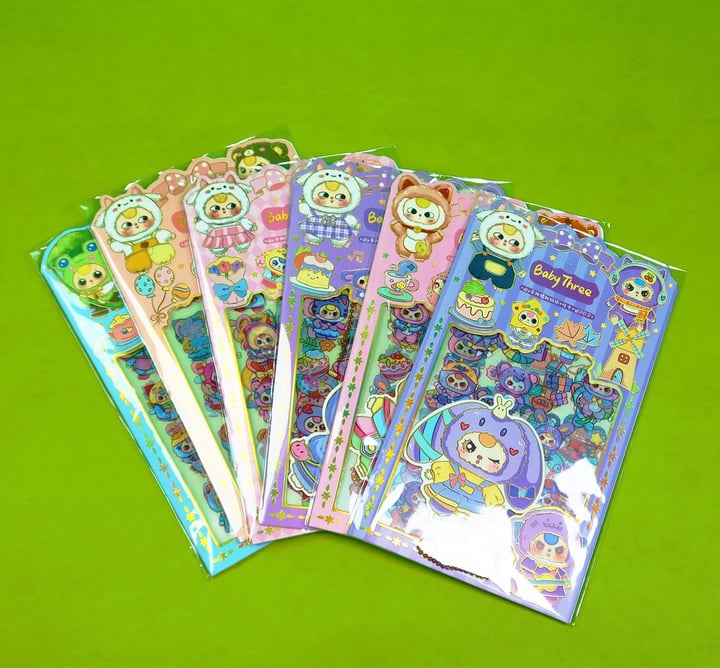 Bam 2121 4 Sayfa Sticker Anahtarlık 