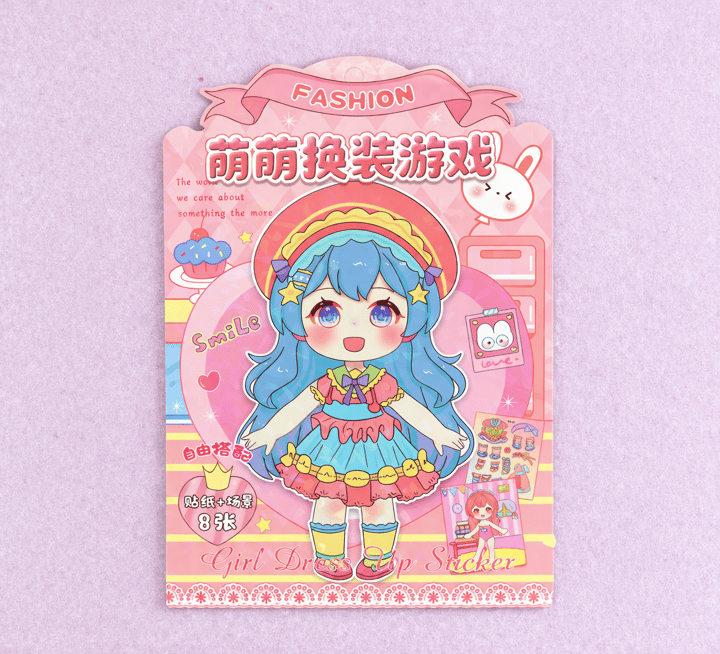 BAM 2126 15*17,5 cm. 4 Sayfa Stciker 4 Sayfa Giydirme Sticker X12