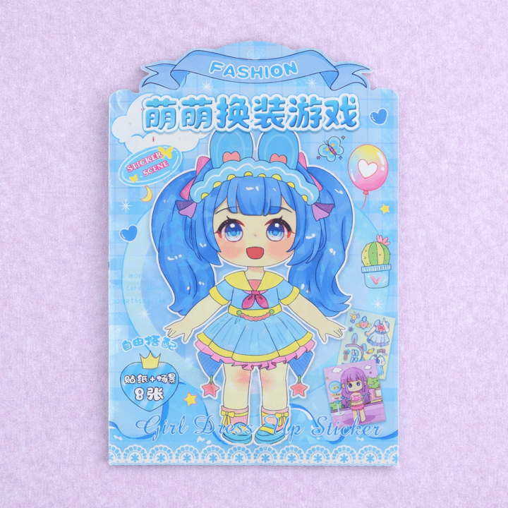 BAM 2126 15*17,5 cm. 4 Sayfa Stciker 4 Sayfa Giydirme Sticker X12