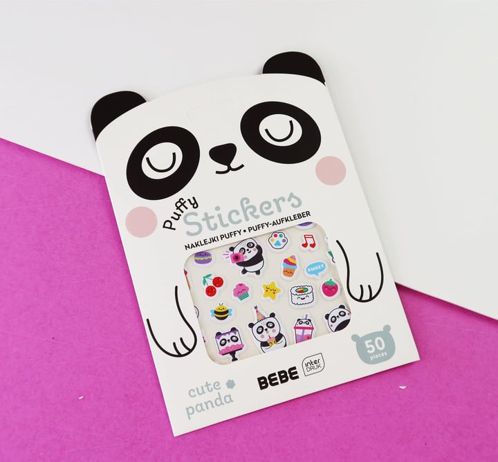 Bam 2149 Hayvan Figürlü Puf  Sticker X12