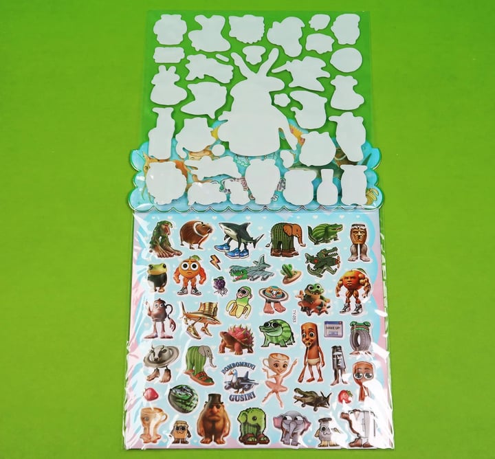 Bam 2176 2 Sayfa Sticker x12