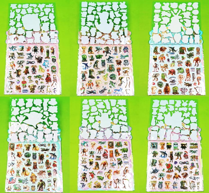 Bam 2176 2 Sayfa Sticker x12