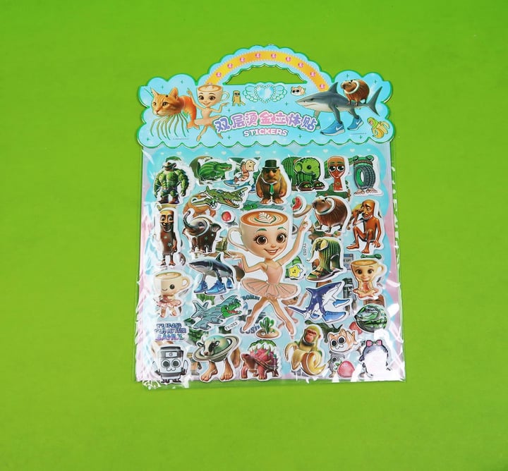 Bam 2176 2 Sayfa Sticker x12
