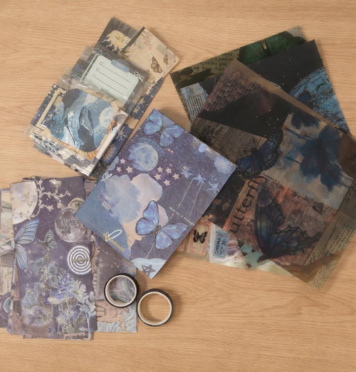 BAM 2332 Scrapbook Yapım Seti x4