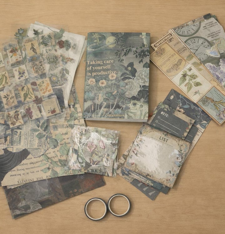 BAM 2332 Scrapbook Yapım Seti x4