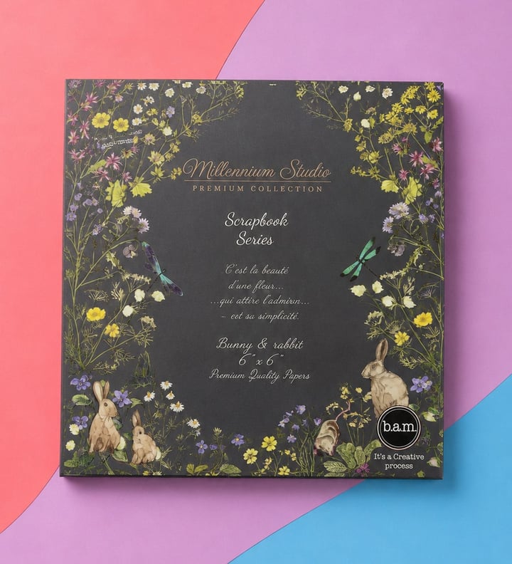 Bm-2563 Scrapbook Desen Defteri 