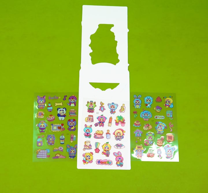 Capybara 3 Adet Şeffaf Sticker x40