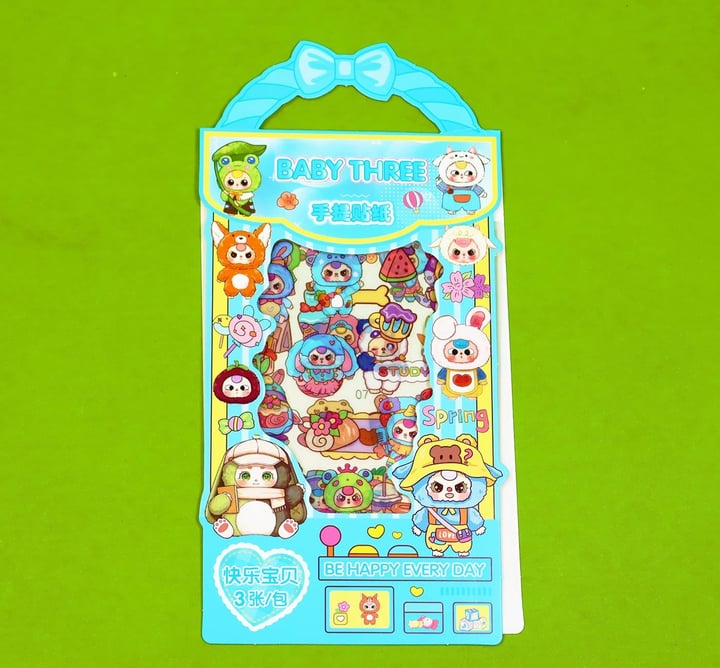 Capybara 3 Adet Şeffaf Sticker x40