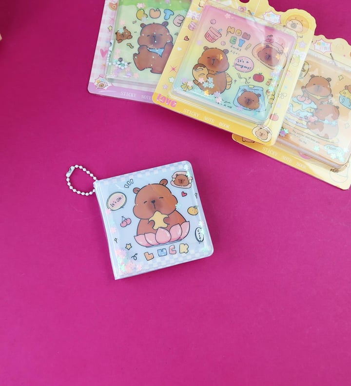 Capybara 56 Yaprak Sticker Defteri x16