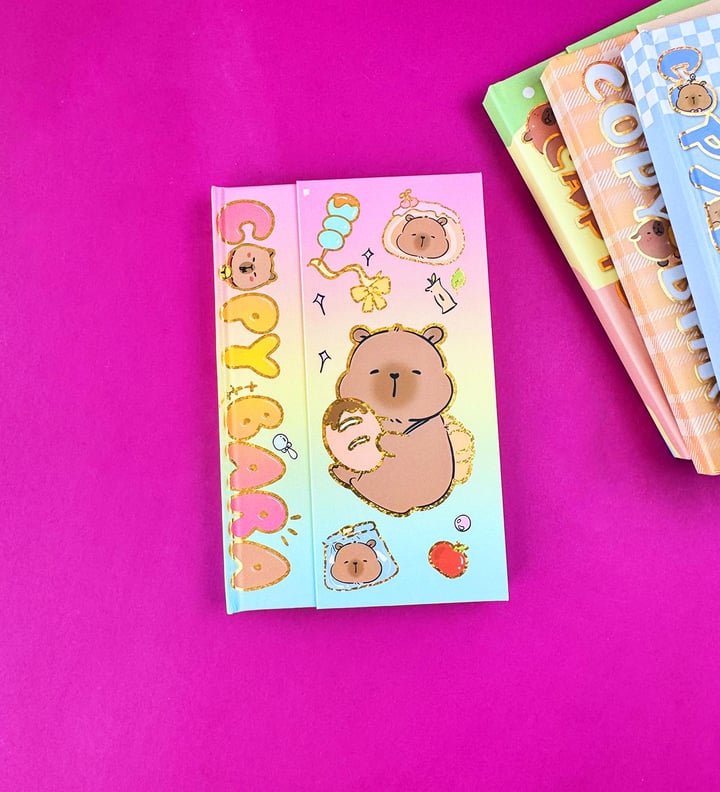 Capybara Mıknatıs Kapaklı Defter