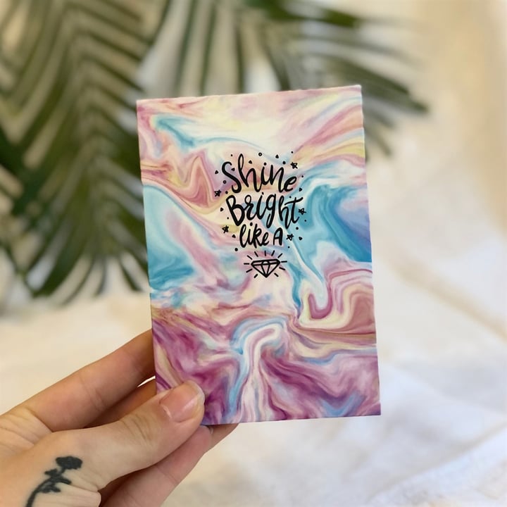 Shine Bright Like A Mini Photo Album w/Stickers