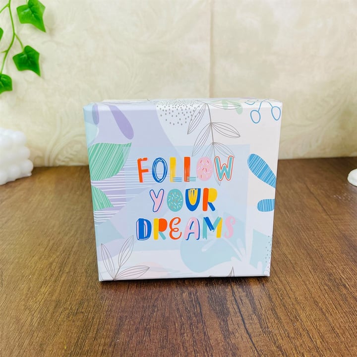 Follow Your Dreams Tasarımlı 3'lü Kutu