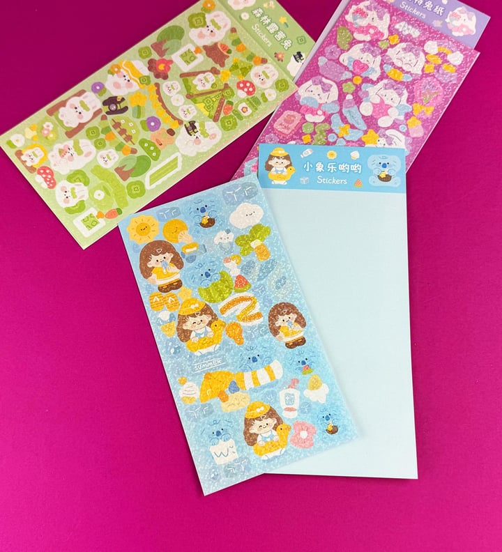 Hologramlı Sticker x12