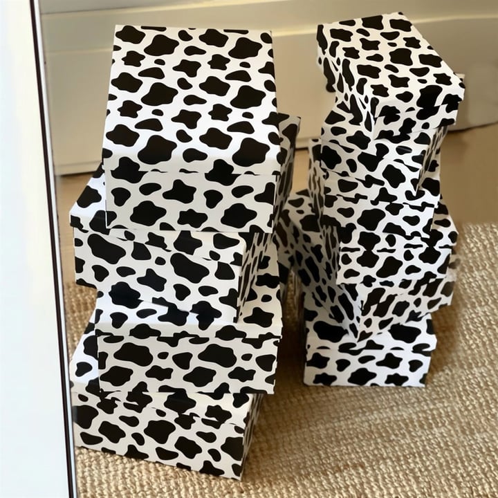 Cow 10 Pcs of Gift Boxes Set