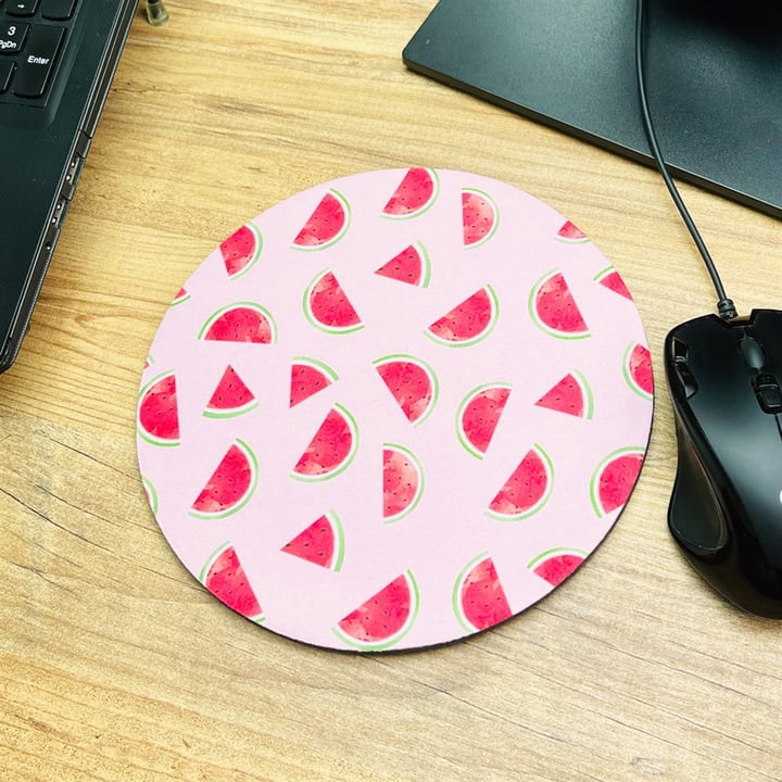 Karpuz Tasarımlı Oval Mouse Pad