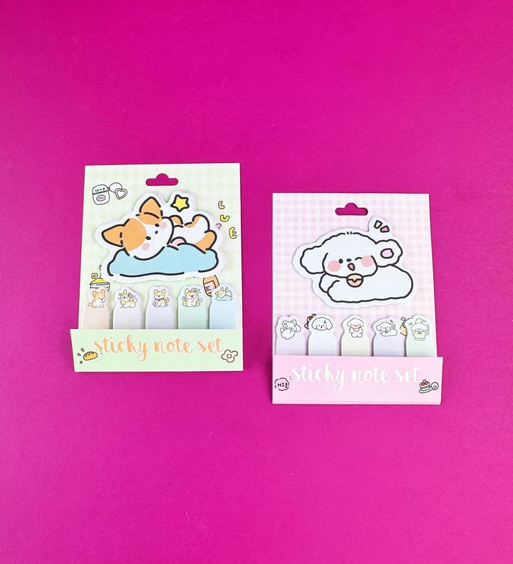 Köpek Post-it 6'lı Seti x12