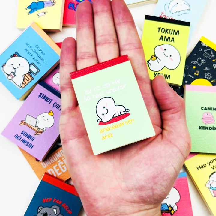 Mini Üstten Kapaklı Defter