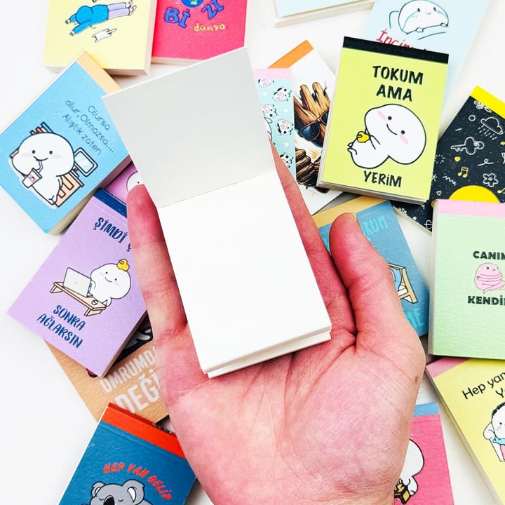 Mini Üstten Kapaklı Defter