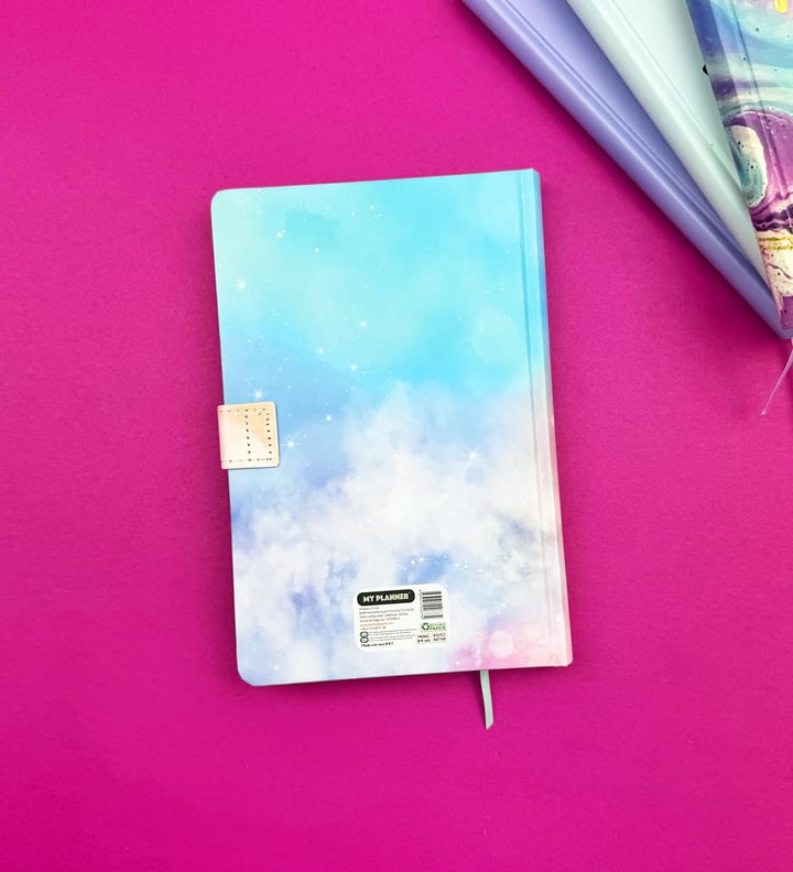 Motto Tasarımlı Mıknatıs Kapak Defter 19x12 Cm