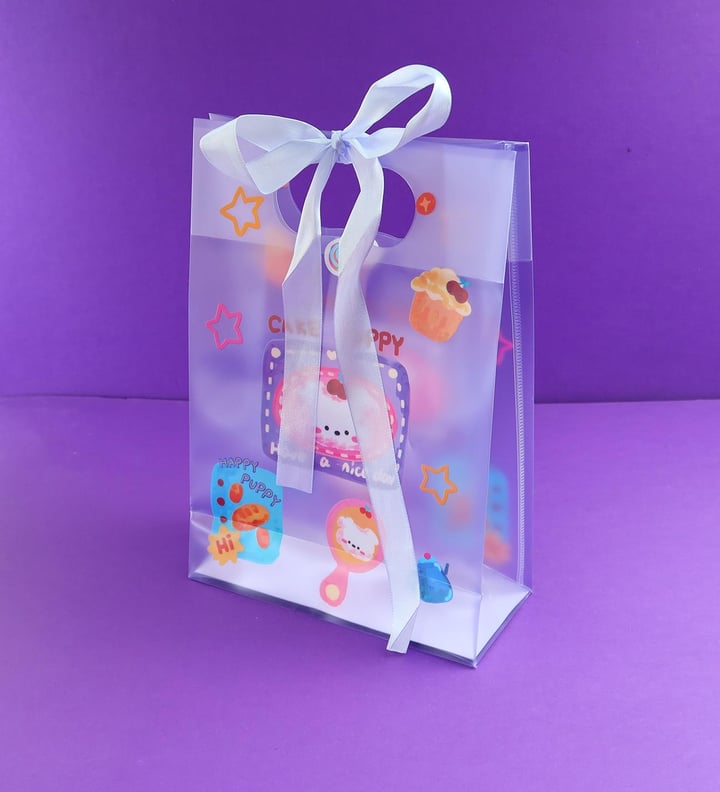 Plastik Çanta Kurdelalı 35x24 Cm x12