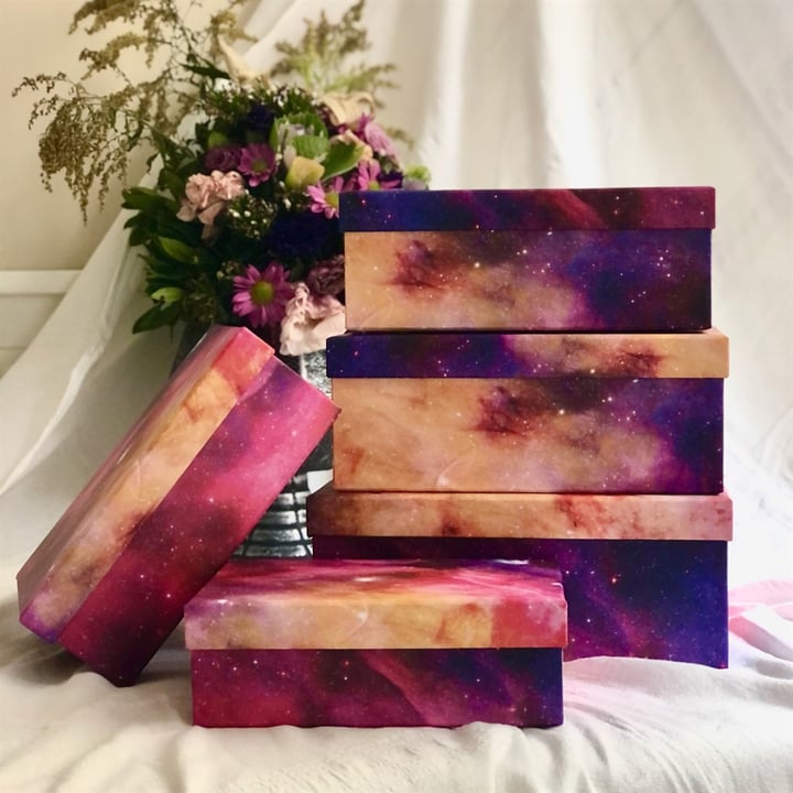 Purple Space 5 Pcs of Gift Boxes Set