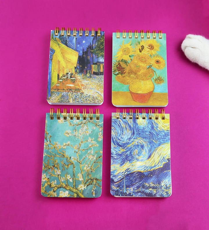 Van Gogh Spiralli 11x7,5 Cm 70 Yaprak Defter x24