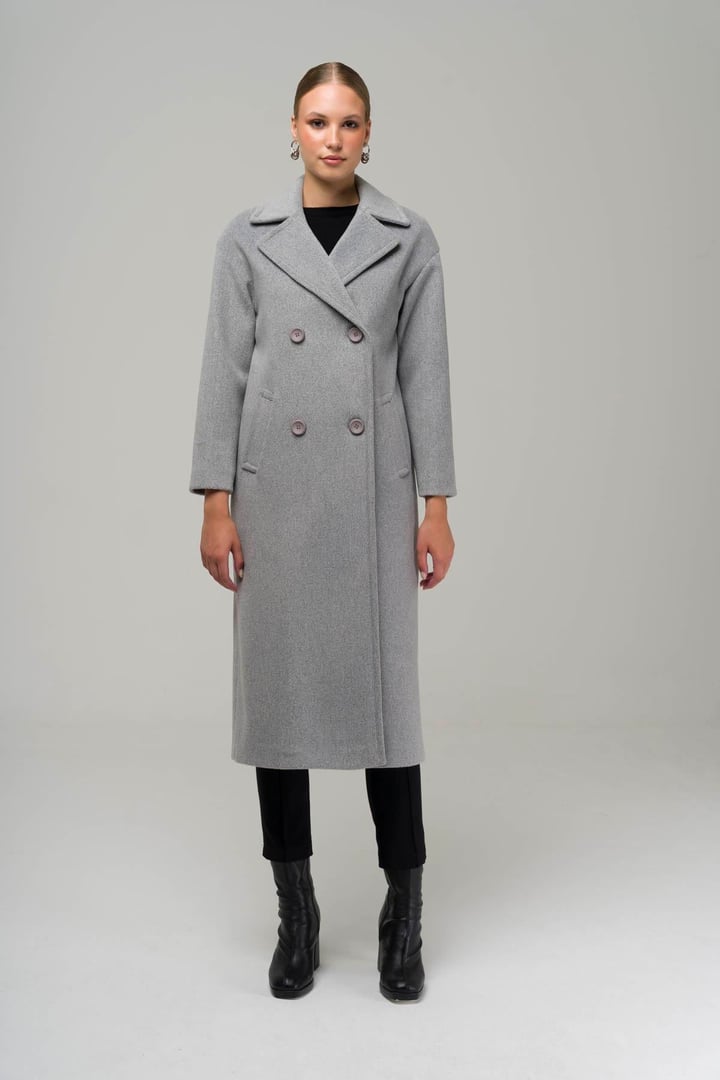 Kruvaze Ara Boy Oversize Kaban AÇIK GRİ 3860-Y