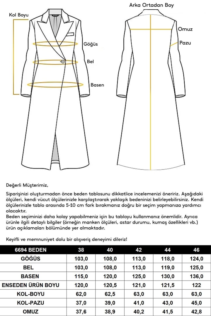 Baskı ve Taş Detaylı Garnili Astarsız Trençkot TABA 6694