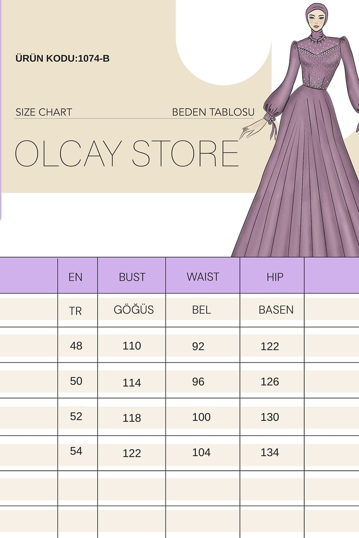 Çıkabilen Pelerin Detaylı Taşlı Tül Exclusive Büyük Beden Tesettür Abiye Elbise S.KAHVE 1074-B